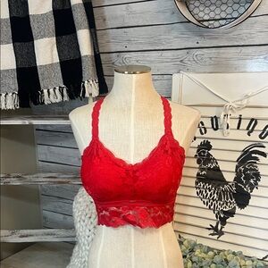 Jady K Red Lace Juliette Love Bralette
